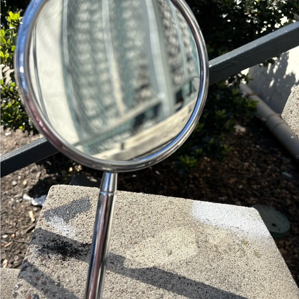 Silver Bathroom Mirror
